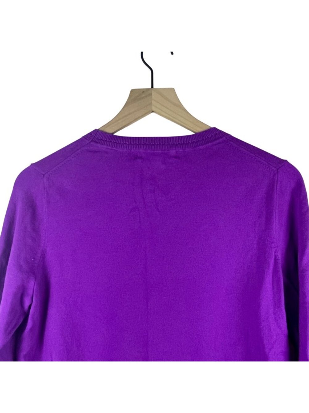 Boden Womens Purple Long Sleeve Cotton Sweater Medium Crew Neck Lightweight - Picture 7 of 9